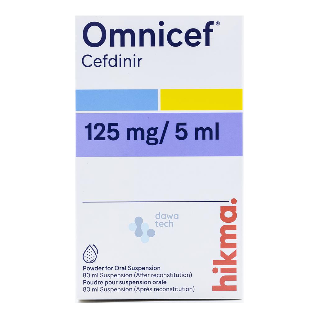 Omnicef 125mg/5ml Susp 80ml