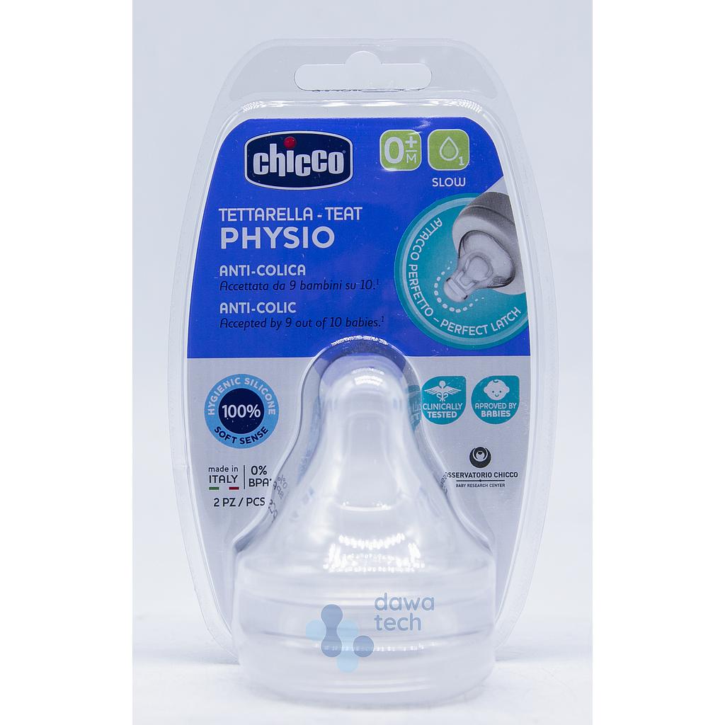 Chicco Nipple1h 0m 2pcs Silicon