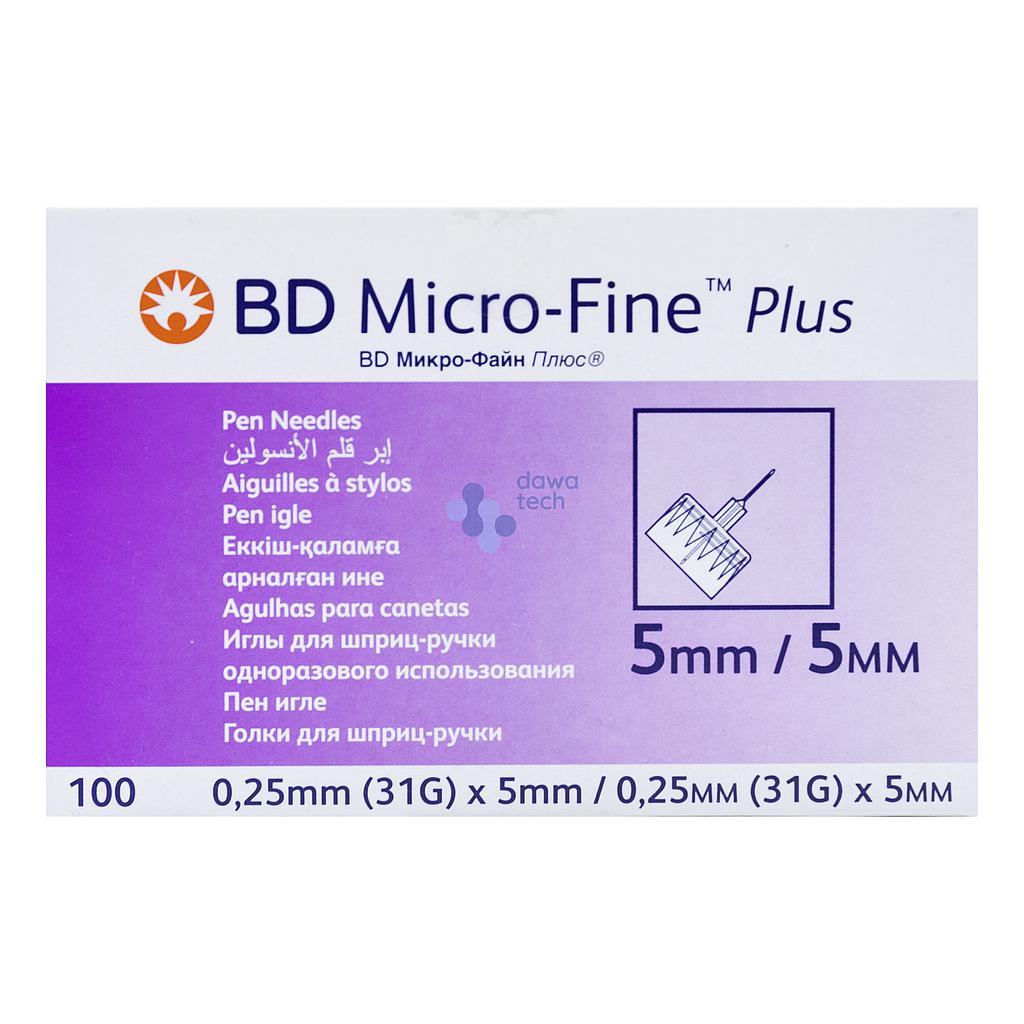 BD Micro-Fine Plus Pen Needles 31G/5MM