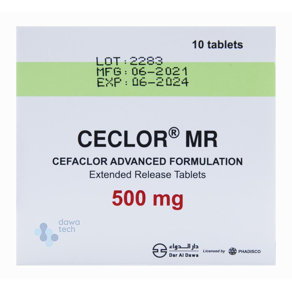 Ceclor Mr 500mg Tab 10'S