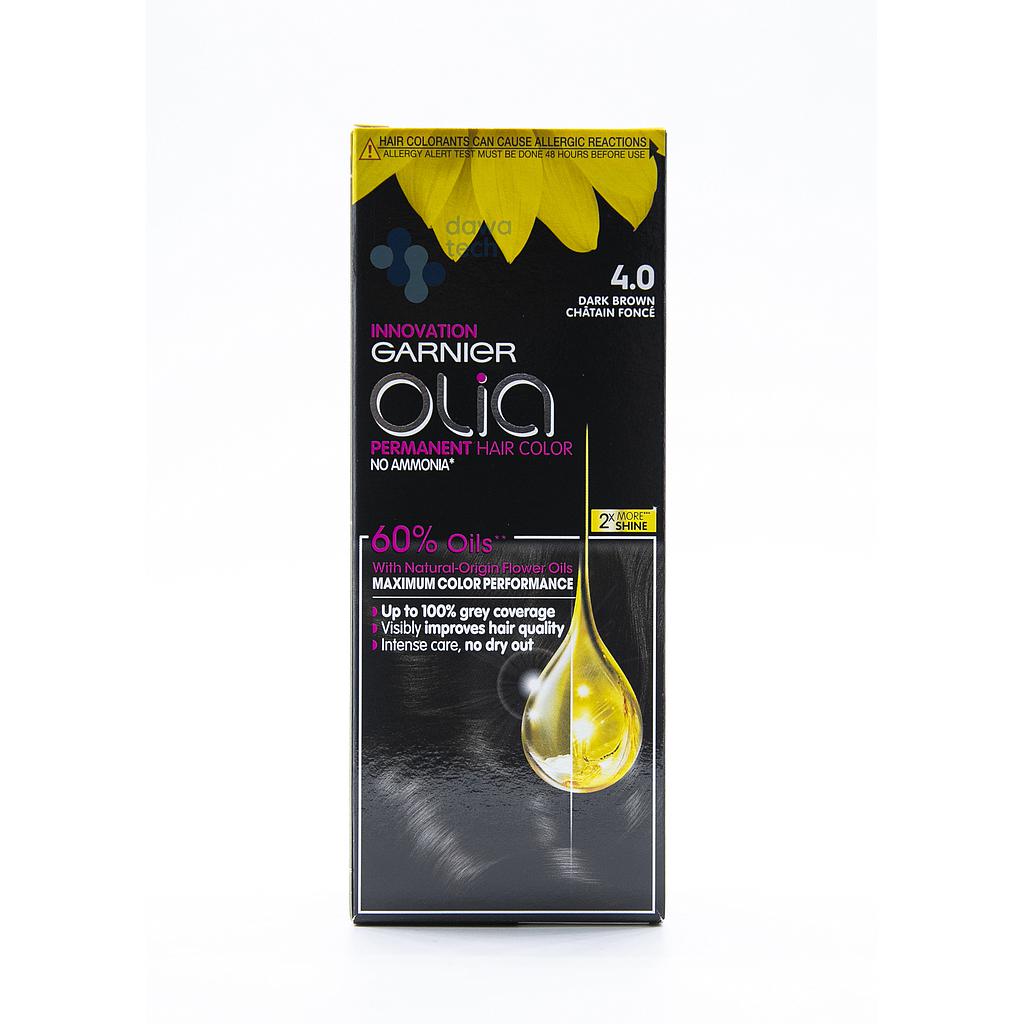 Garnier OLIA # 4 بني غامق