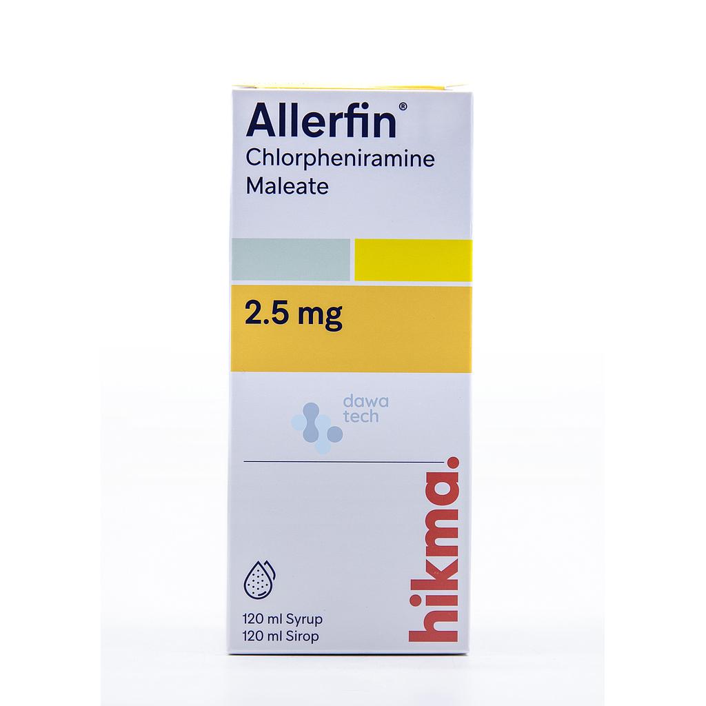 Allerfin Syrup 120ml.
