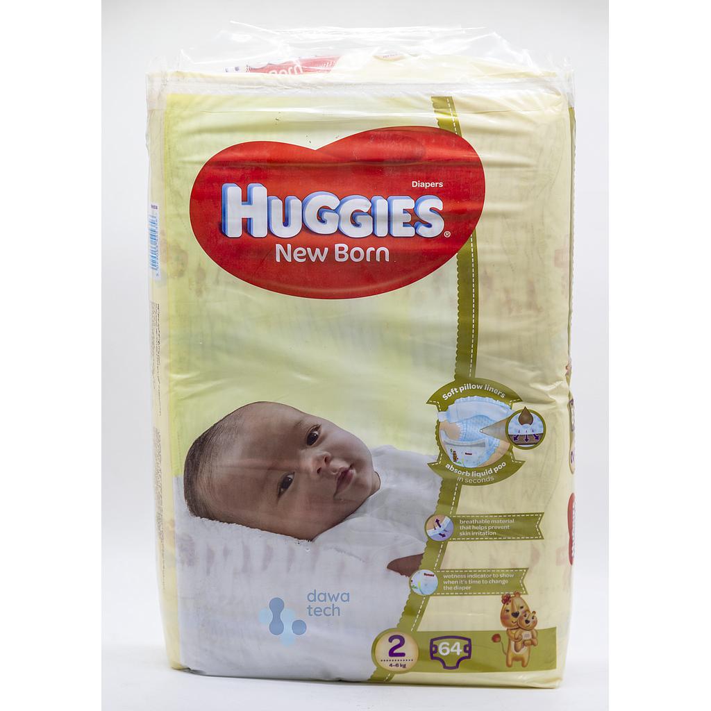 Huggies jumpo diapers size2(T4) 62x2