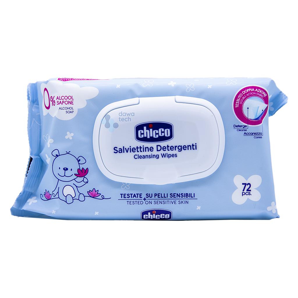 Chicco Cleansing Wipes 72 Pcs 182