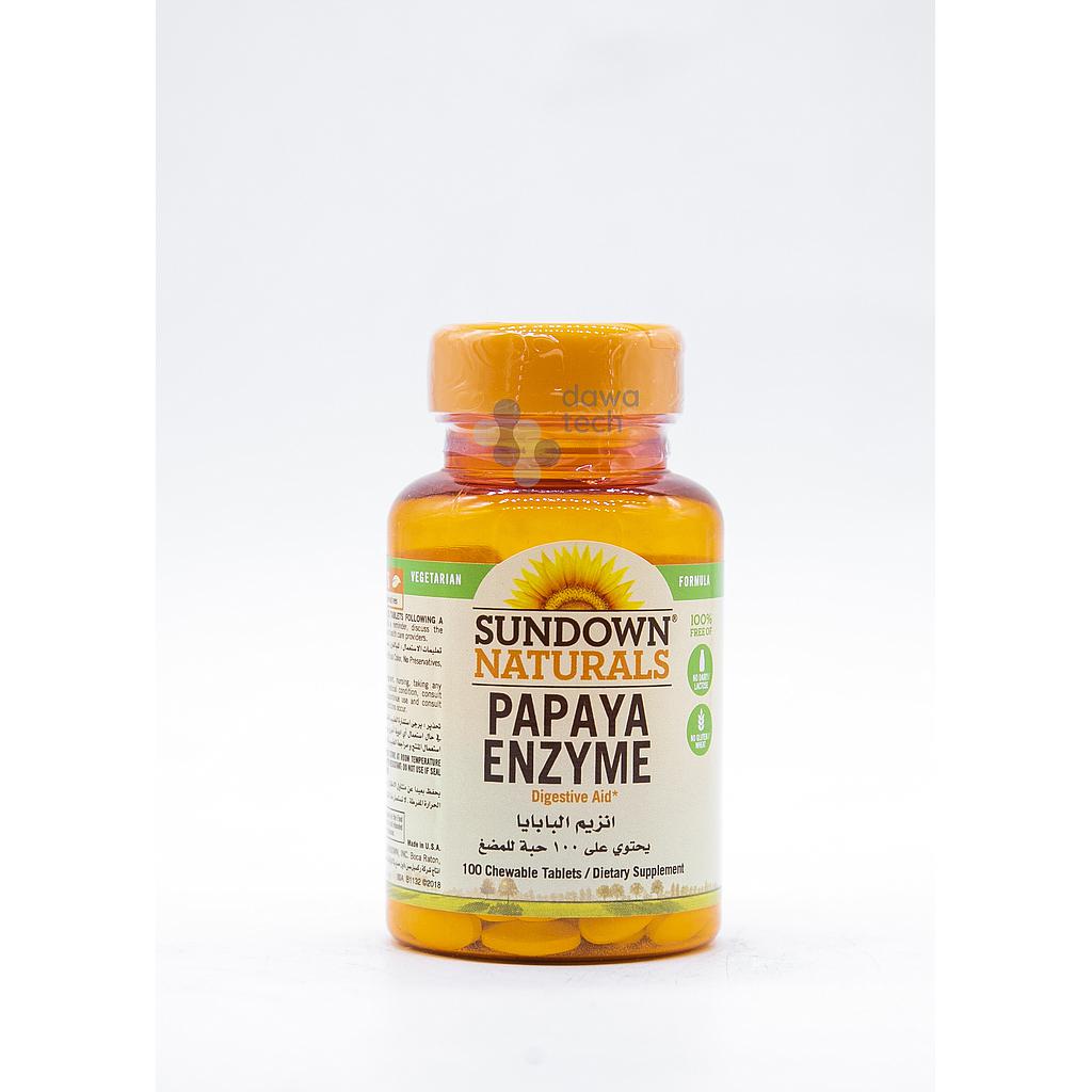 SUNDOWN PAPAYA ENZYME