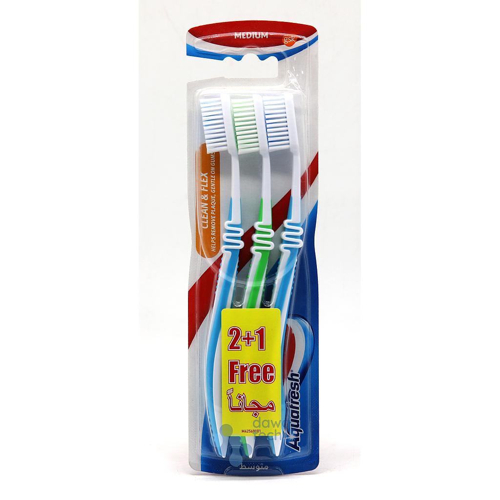 Aquafresh Clen&amp;Flex Triple Pack M 047