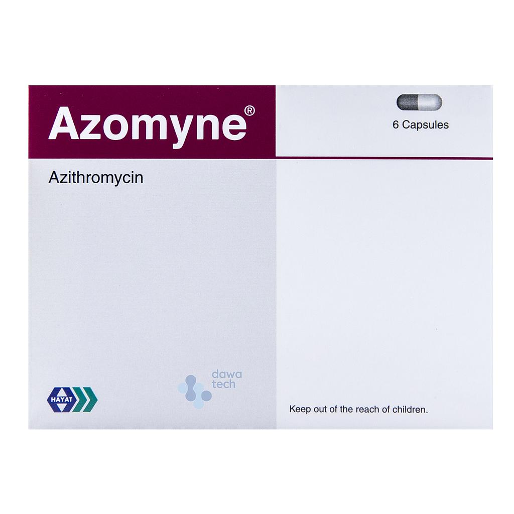 Azomyne 250mg Caps 6'S